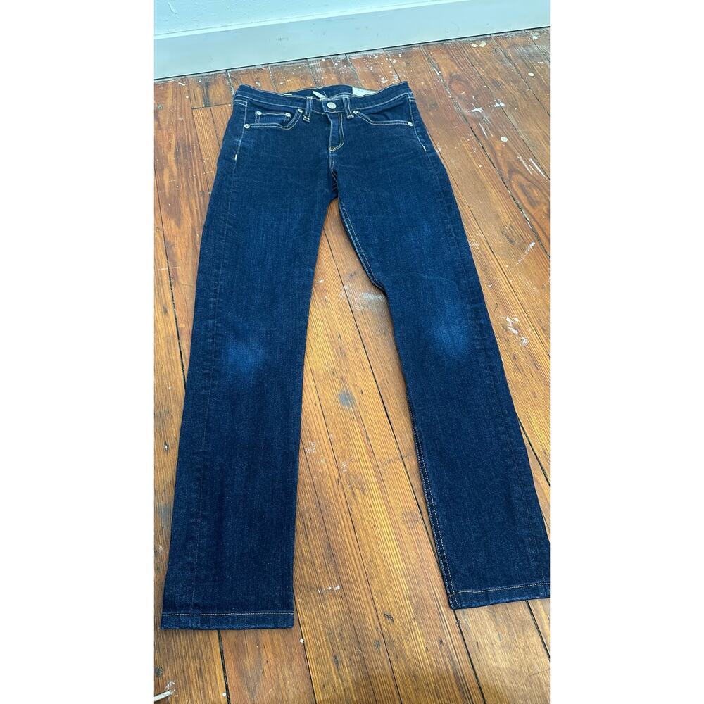 RAG & BONE Dark Wash Denim High Rise Skinny Womens Denim Jeans size 26